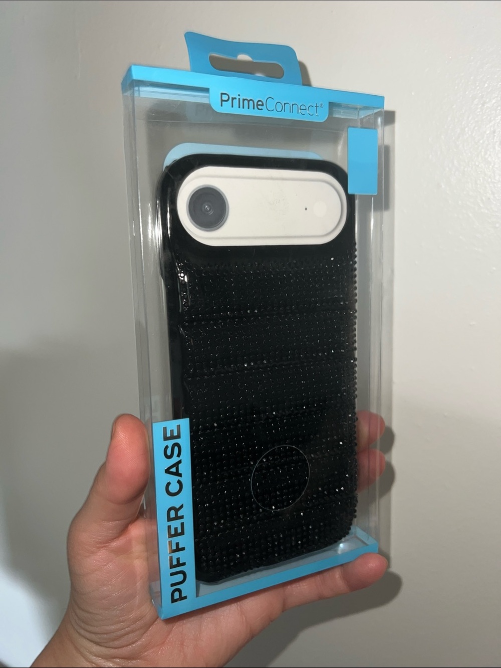 Viral Black Bling Puffer Case iPhone